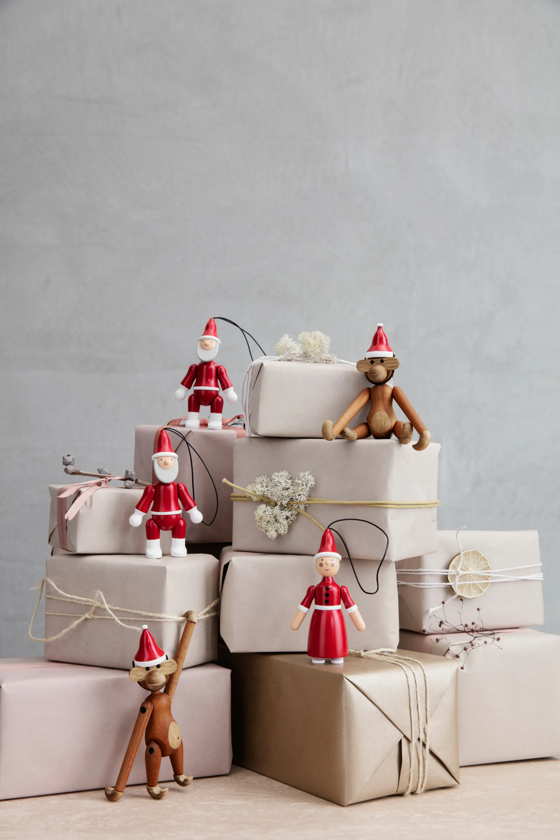 Papai Noel e Sra. Noel 10 cm, Vermelho Kay Bojesen Denmark