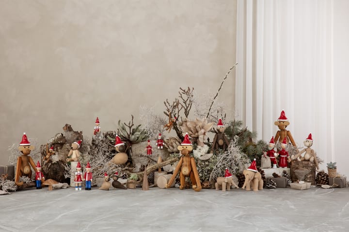 Pequeno macaco com chapéu de Natal Kay Bojesen Denmark