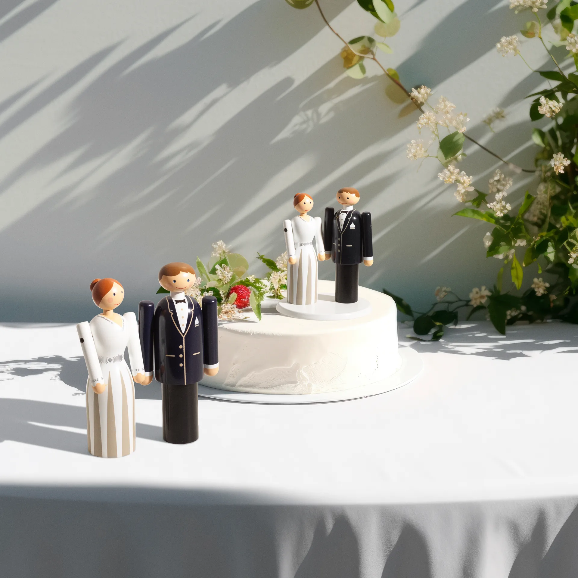 Plataforma para par de noivos Kay Bojesen, Branco Kay Bojesen Denmark