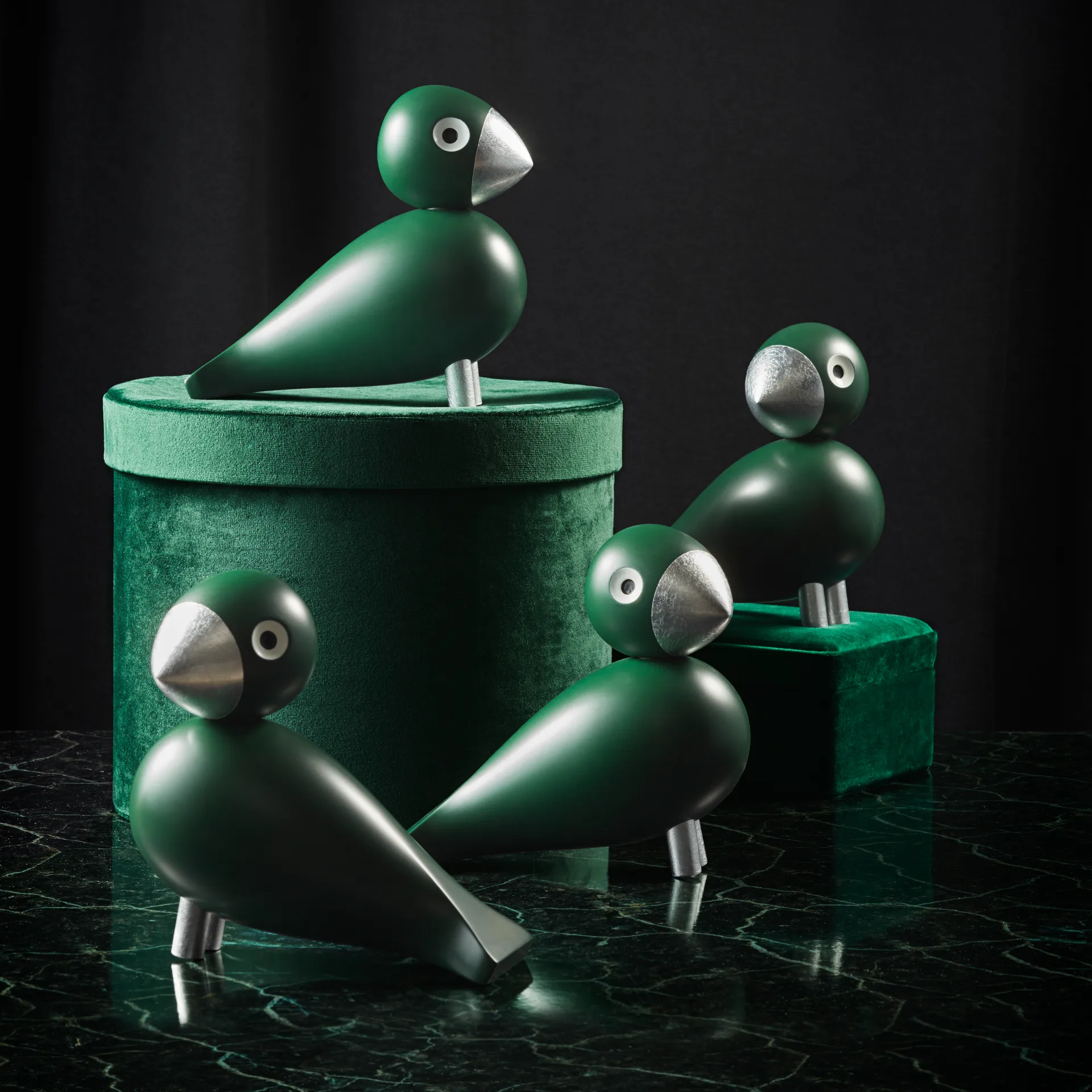 Song bird Georg Kay Bojesen, Verde-prateado Kay Bojesen Denmark