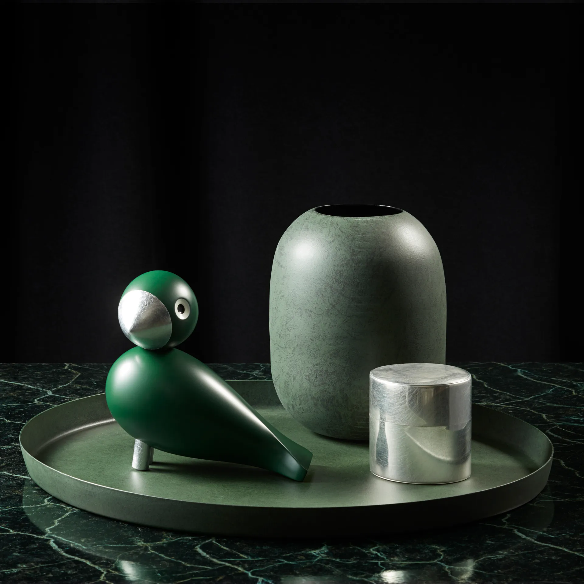 Song bird Georg Kay Bojesen, Verde-prateado Kay Bojesen Denmark