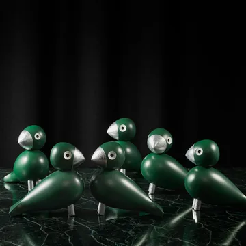 Song bird Georg Kay Bojesen - Verde-prateado - Kay Bojesen Denmark