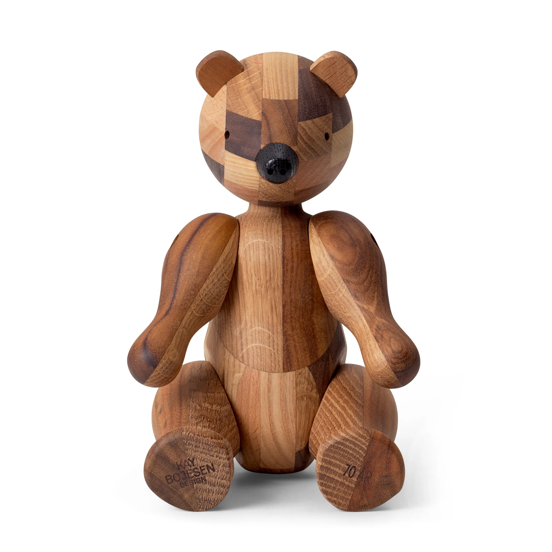 Urso de madeiro Edição de Aniversário Madeira Mista Kay Bojesen, Médio Kay Bojesen Denmark