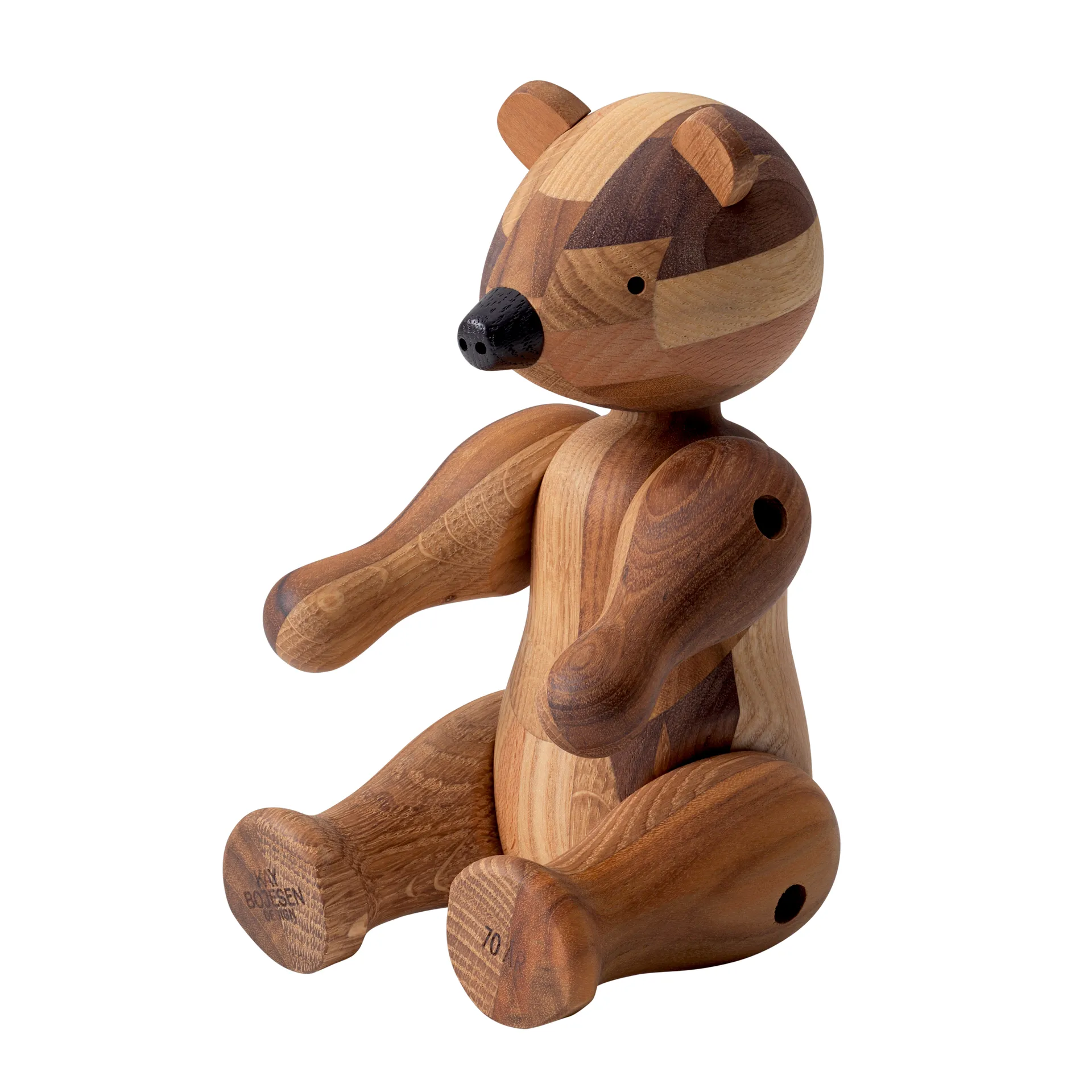 Urso de madeiro Edição de Aniversário Madeira Mista Kay Bojesen, Médio Kay Bojesen Denmark