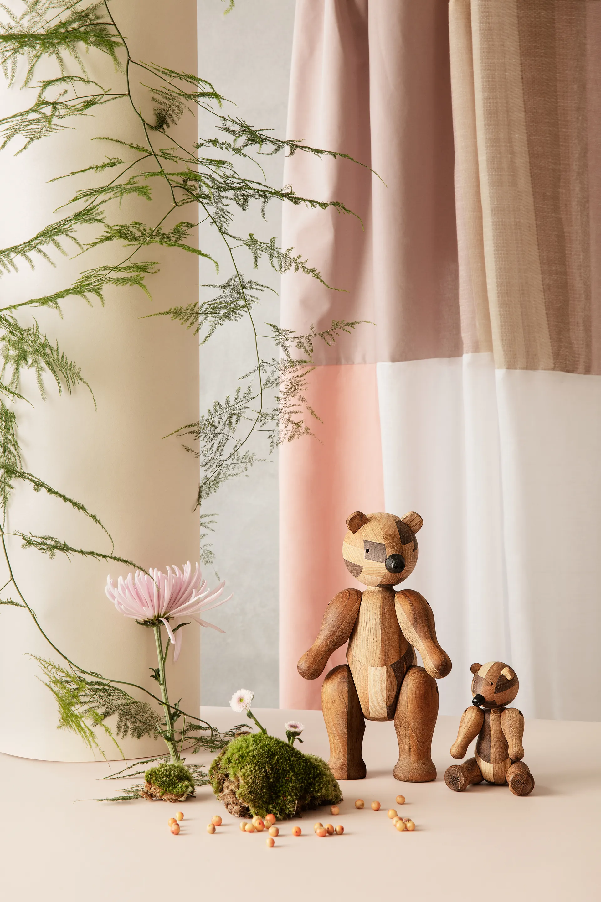 Urso de madeiro Edição de Aniversário Madeira Mista Kay Bojesen, Médio Kay Bojesen Denmark