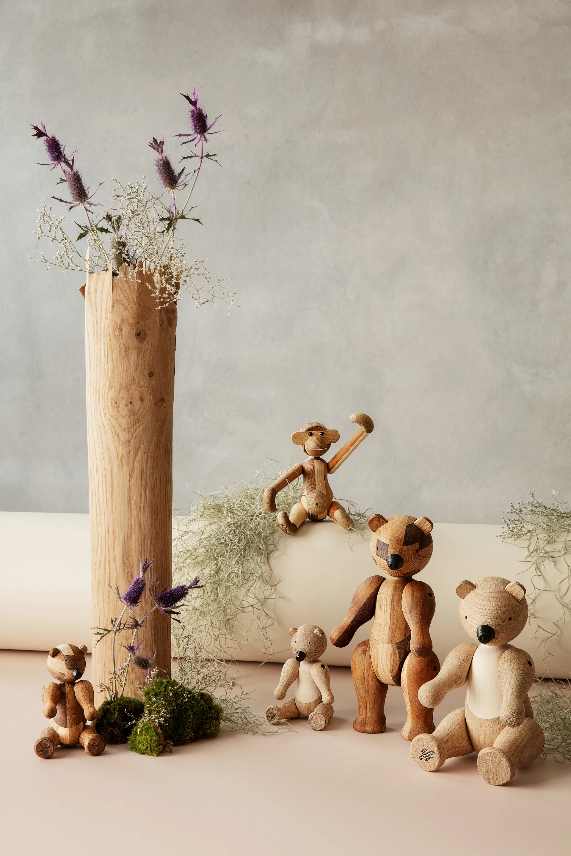 Urso de madeiro Edição de Aniversário Madeira Mista Kay Bojesen, Médio Kay Bojesen Denmark