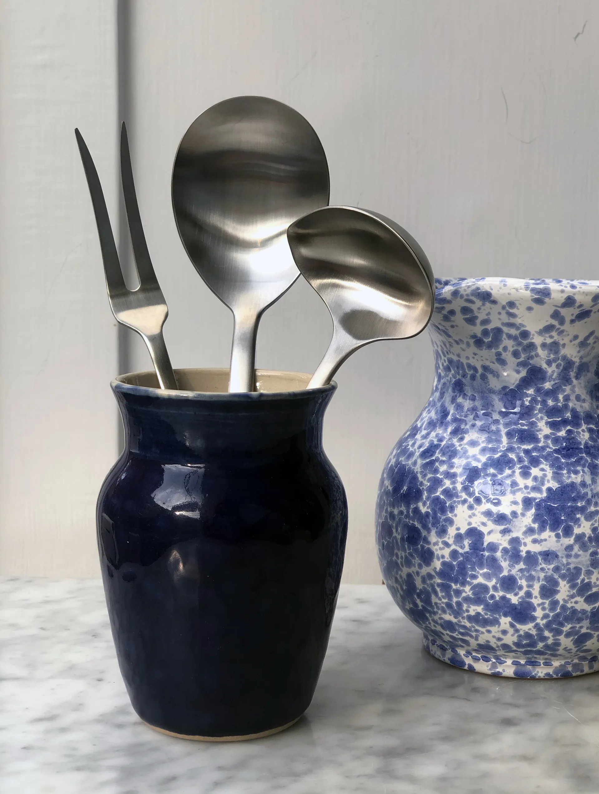 Grand Prix conjunto de servir 3 peças, Aço polido Kay Bojesen