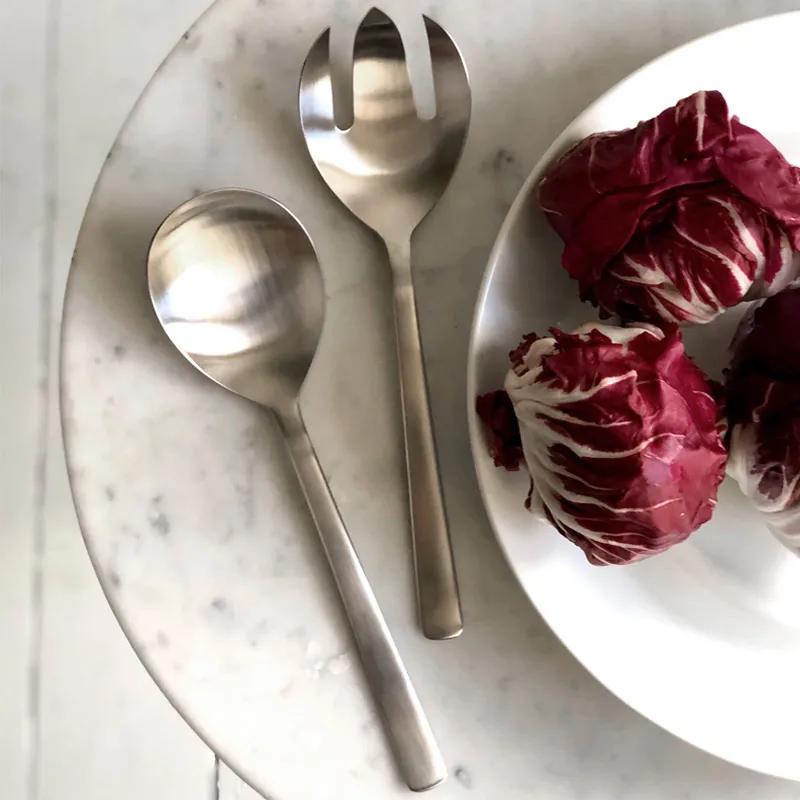 Grand Prix talheres de salada 23.5 cm 2 peças, Aço polido Kay Bojesen