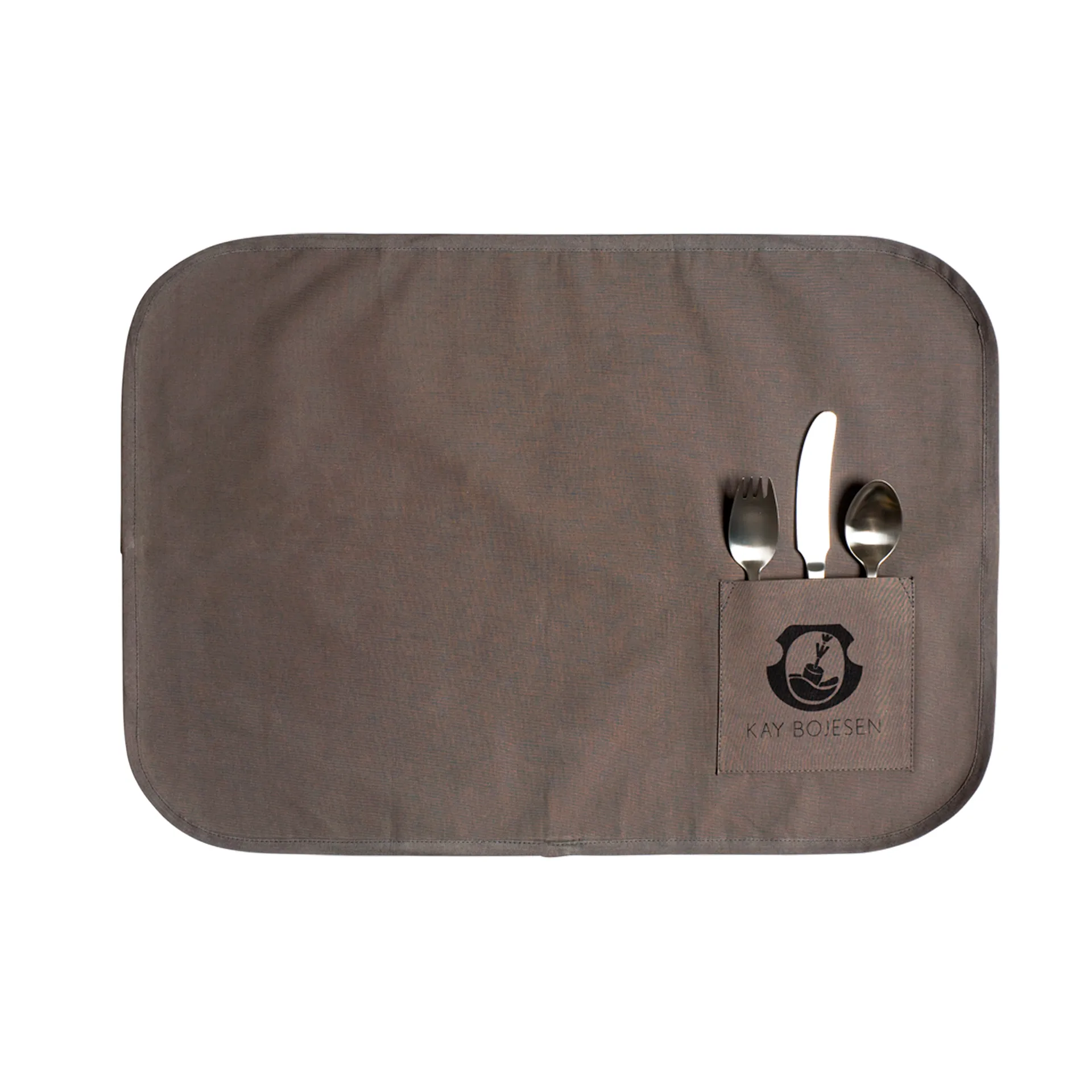 Grand Prix talheres infantis e individual de mesa 4 peças, Aço matte Kay Bojesen