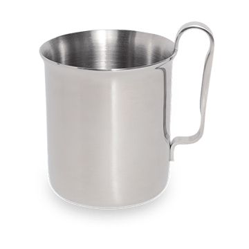 Kay Bojesen caneca aço - Aço polido - Kay Bojesen