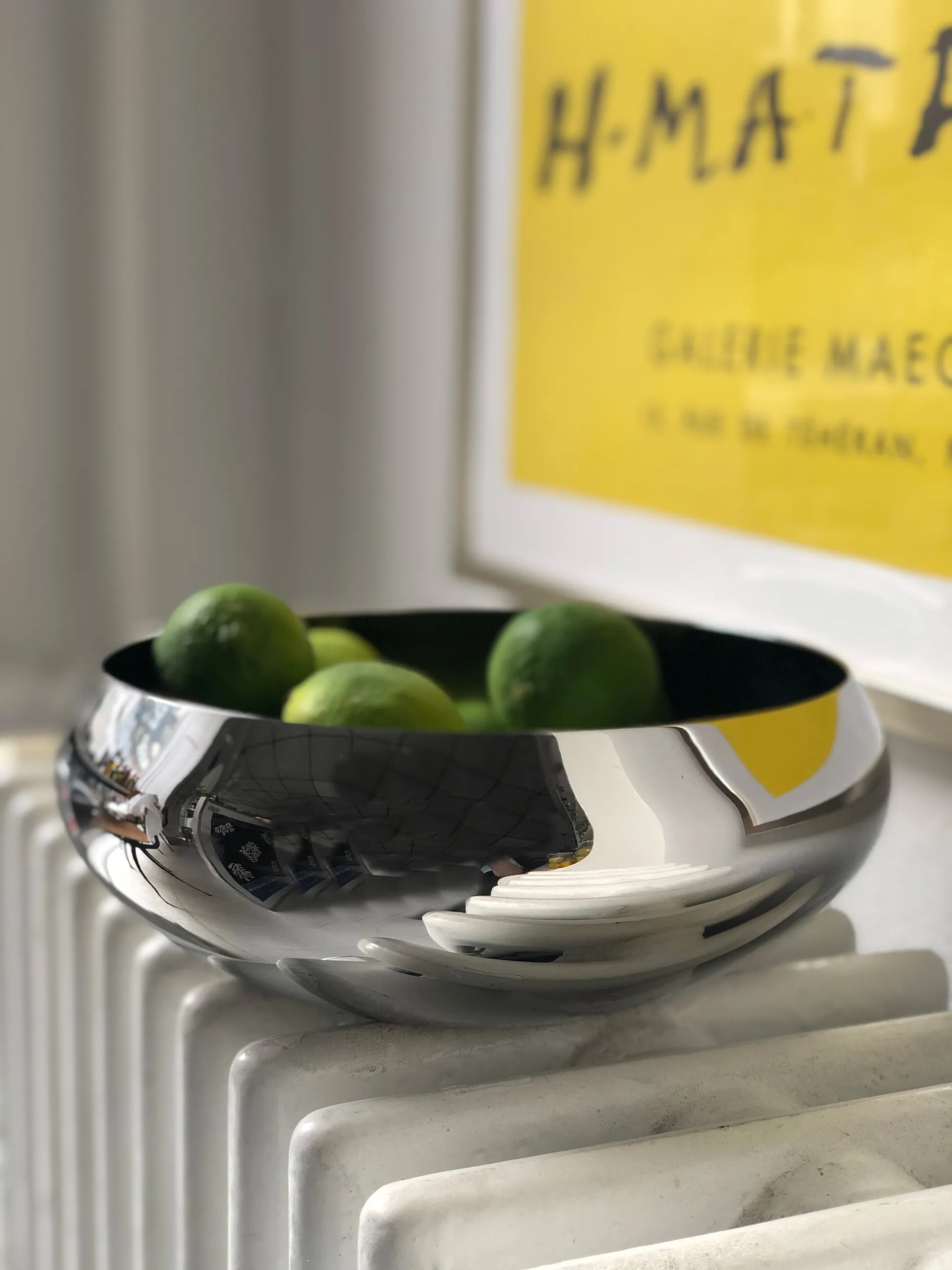 NEST tigela Ø23 cm, Aço polido Kay Bojesen