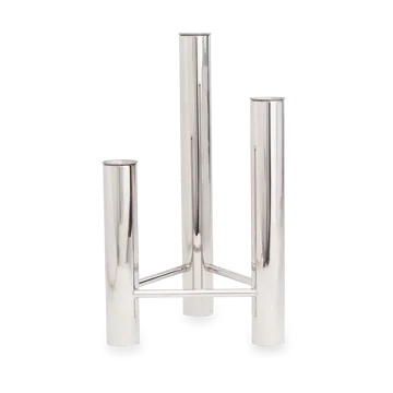 VISTA vaso e castiçais - Aço polido - Kay Bojesen