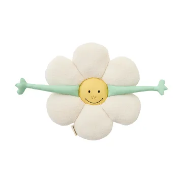 Almofada Blomma - Branco-verde-amarelo - Kid's Concept