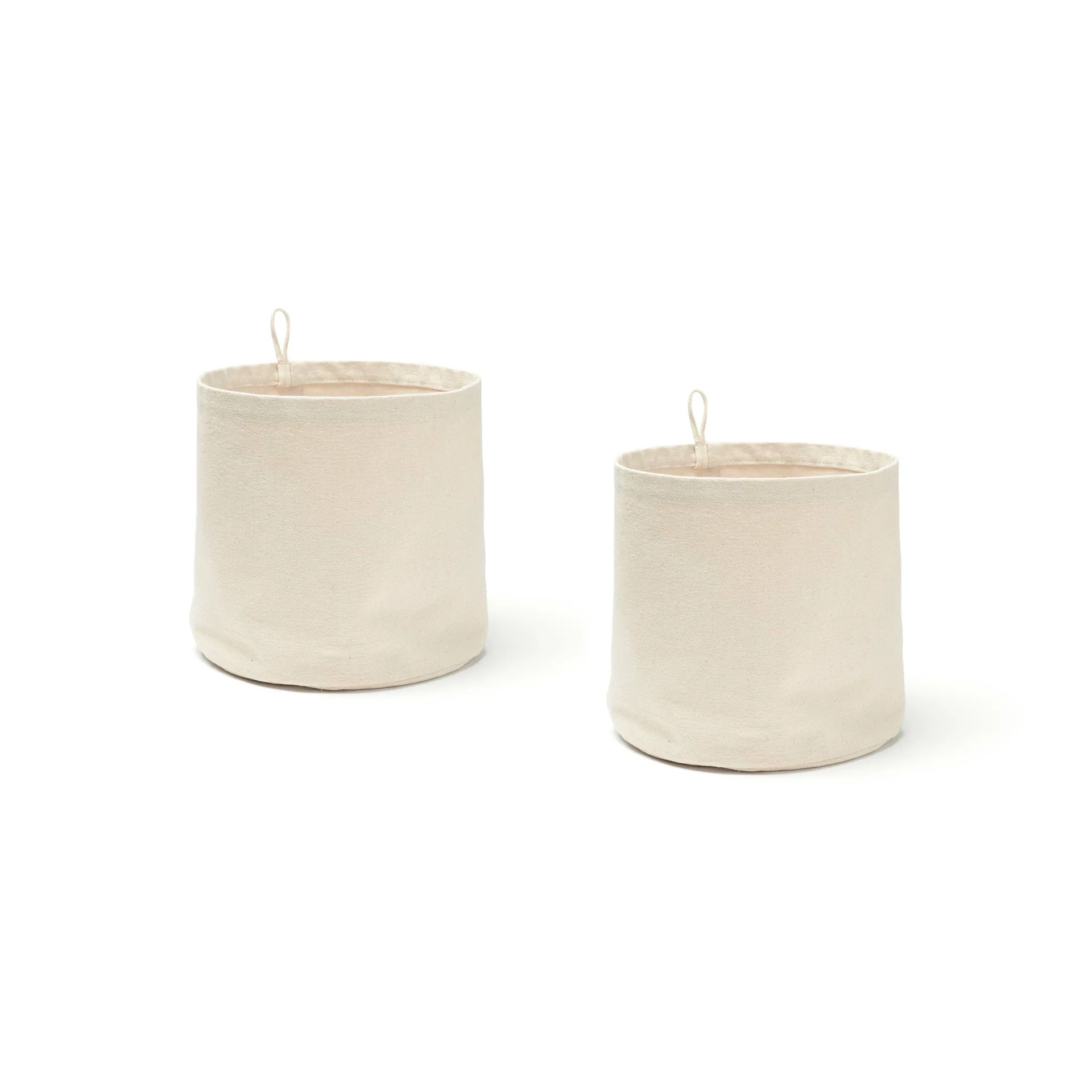 Cilindro têxtil de armazenamento 2-peças Kid's Base, Branco natural Kid's Concept