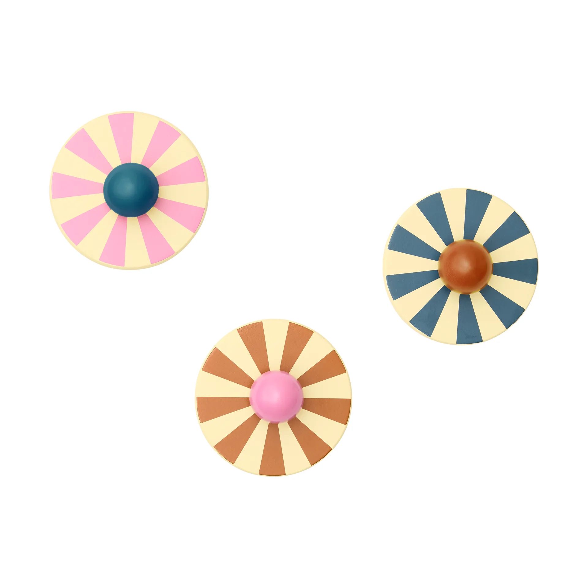 Gancho Cirkus 3 peças, Multi, Ø10x4,4 cm Kid's Concept