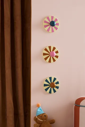 Gancho Cirkus 3 peças - Multi, Ø10x4,4 cm - Kid's Concept