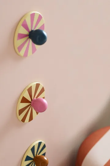 Gancho Cirkus 3 peças - Multi, Ø10x4,4 cm - Kid's Concept