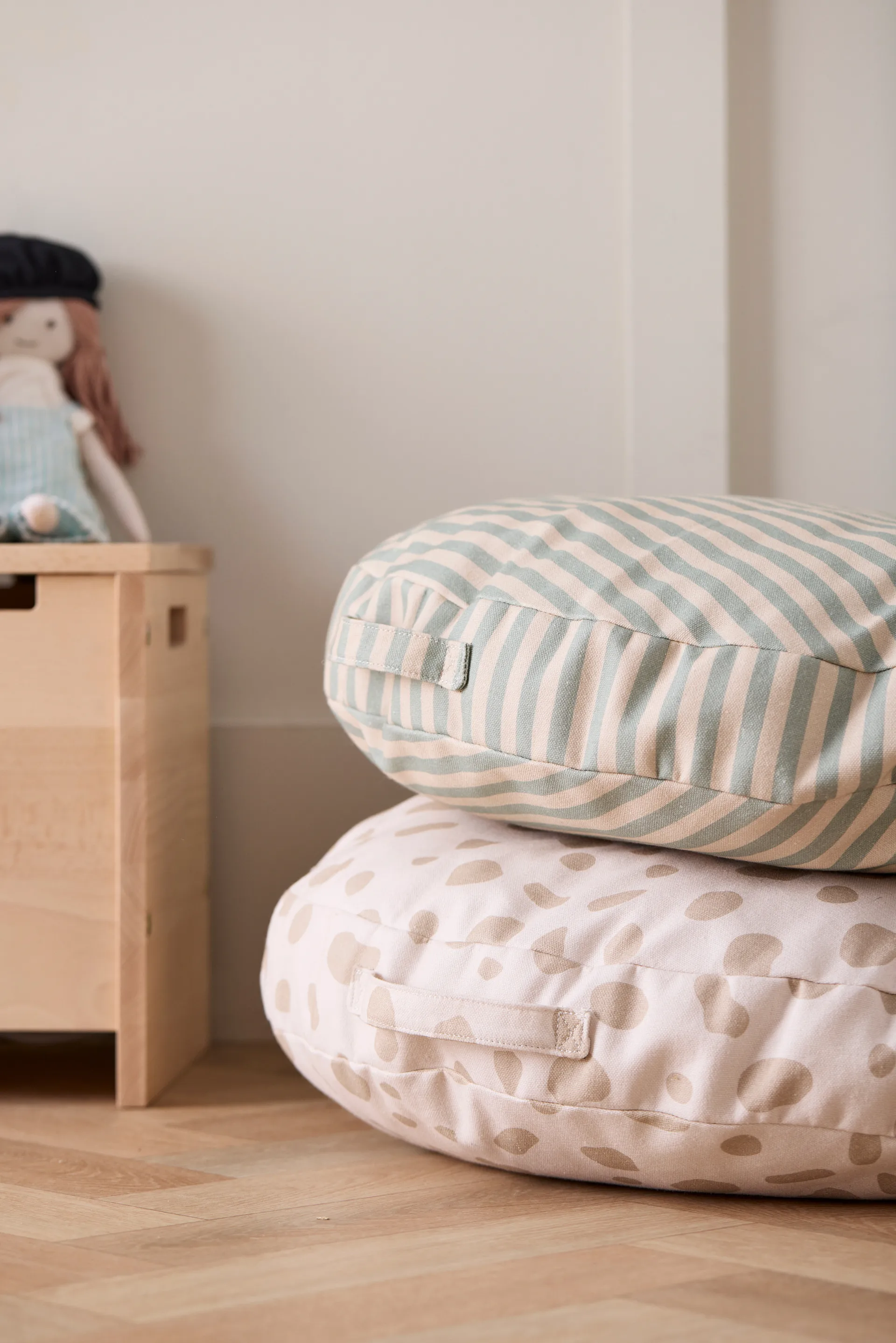 Kid's Base almofada de chão Ø60 cm, Borda Kid's Concept