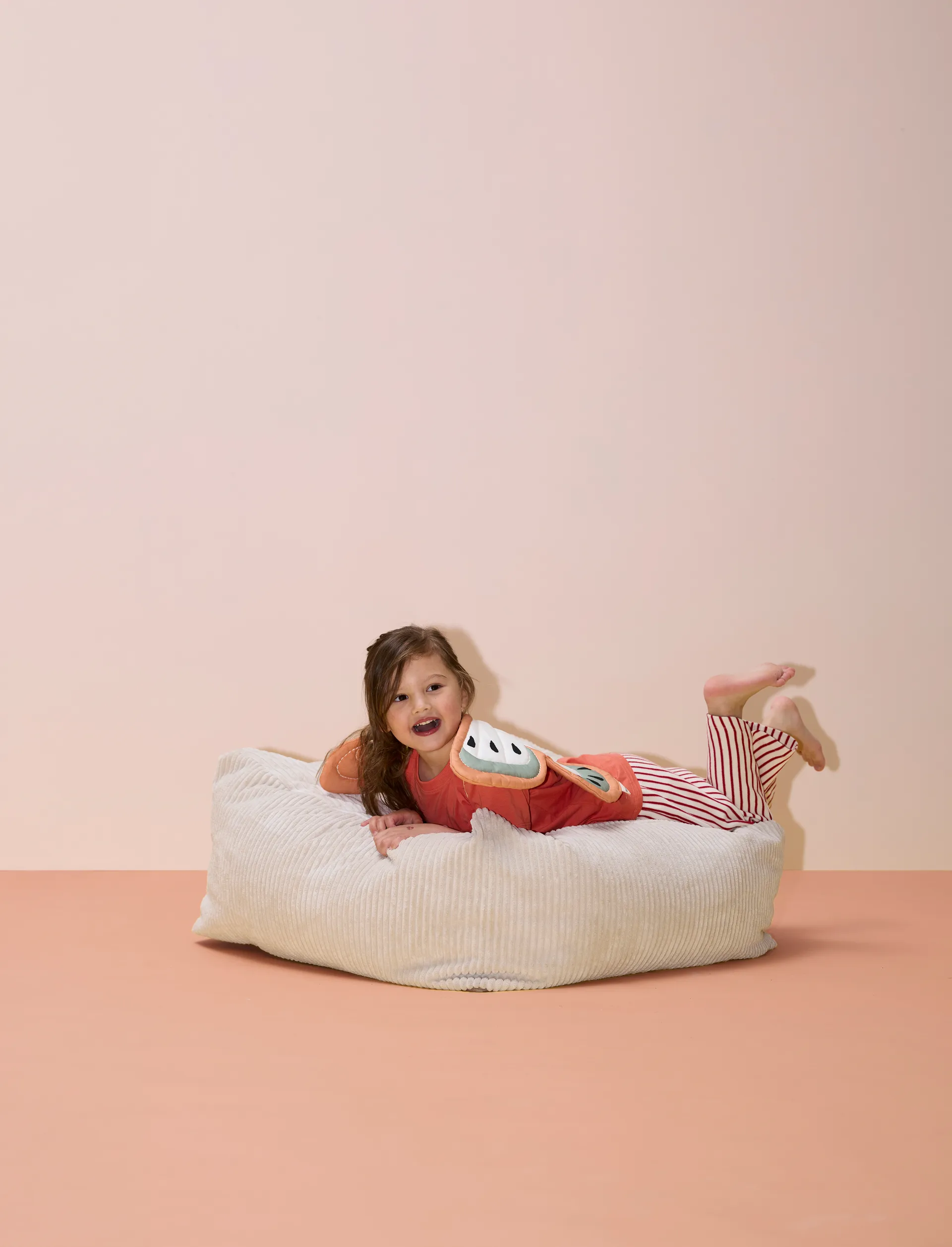 Kid's Base pufe 85x85x34 cm, Branco natural Kid's Concept