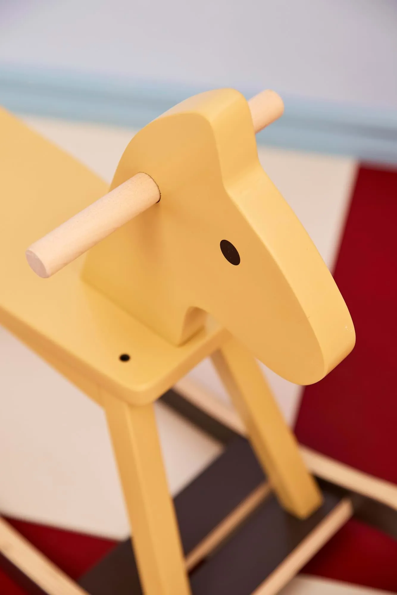 Kid's Concept cavalo de balanço, Amarelo mel Kid's Concept
