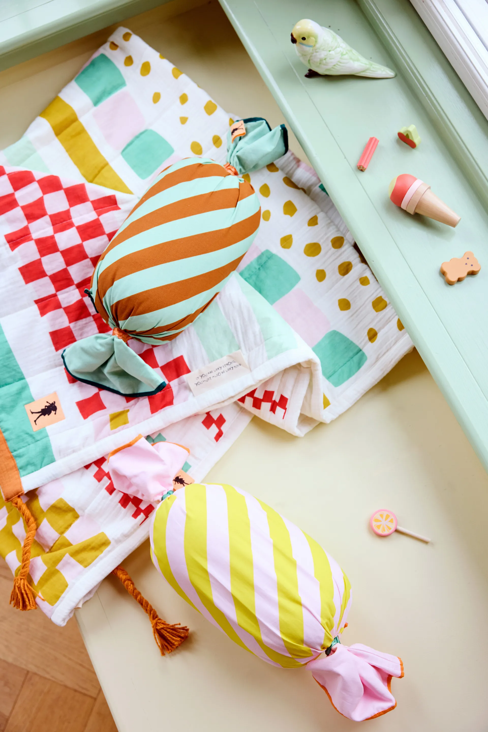 Pippi almofada caramelo, Verde Kid's Concept