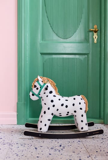 Pippi cavalo de balanço - Branco-preto - Kid's Concept