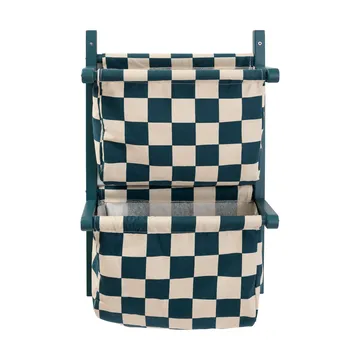Prateleira para sacos quadriculada - Azul‑verde, 40x19x60 cm - Kid's Concept