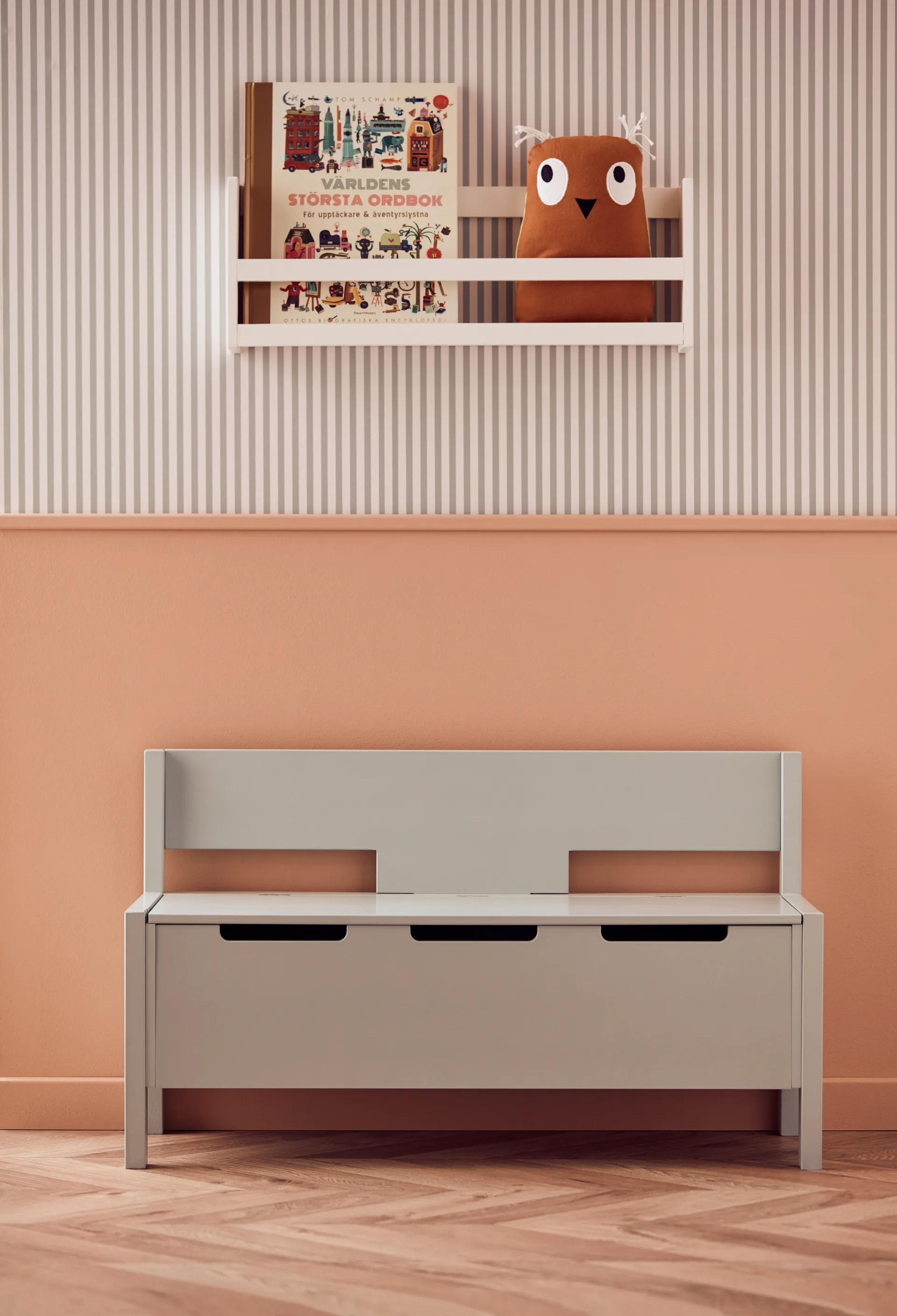 Sofá com armazenamento Star, verde claro Kid's Concept