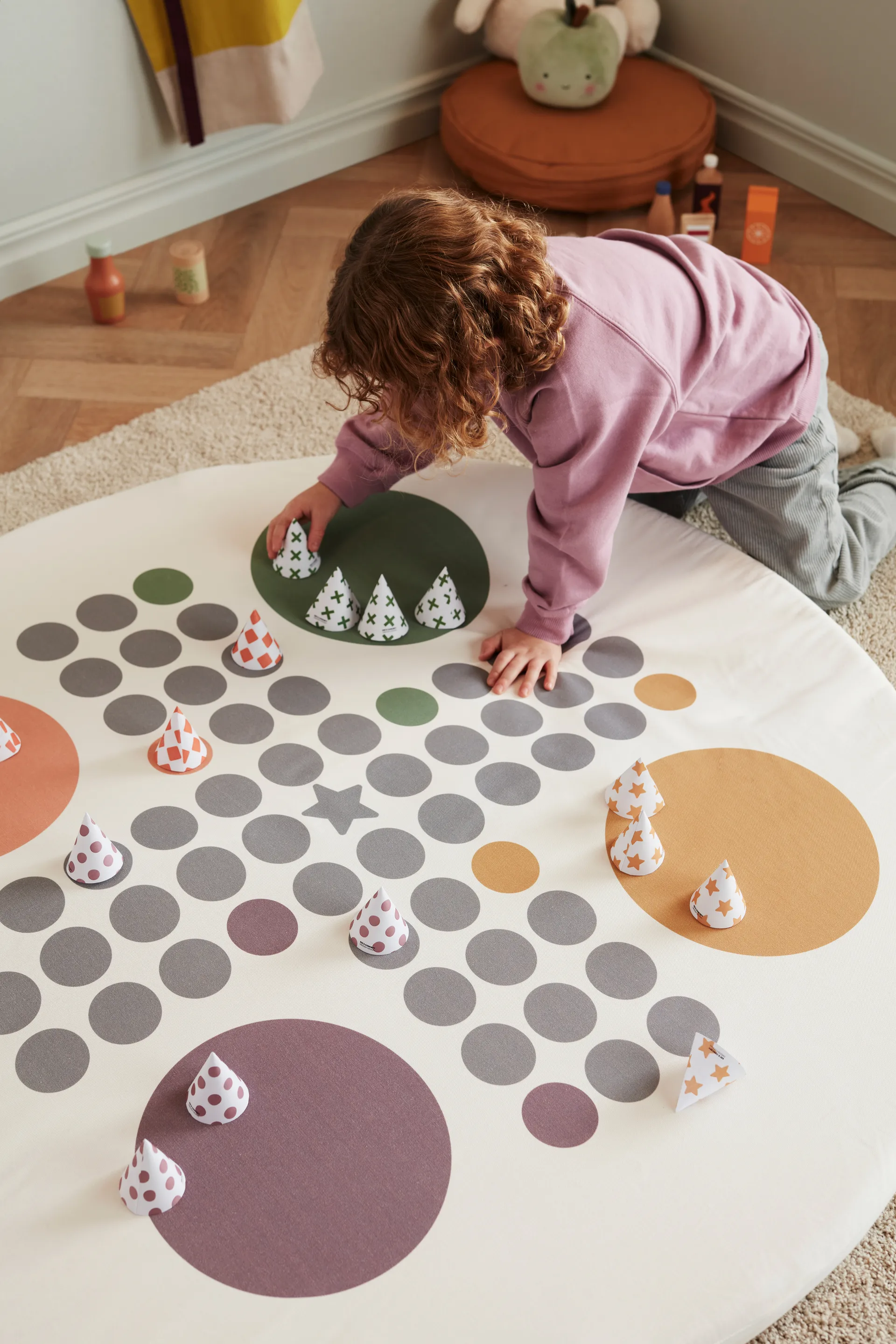 Tapete de brincar Kid's Base Ø110 cm, Branco  Kid's Concept