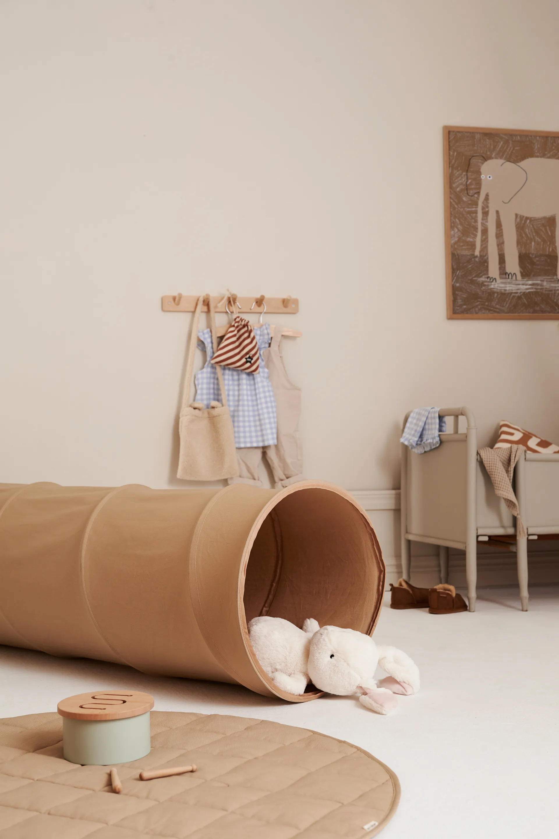 Tapete de brincar Kid's Base , Bege Kid's Concept