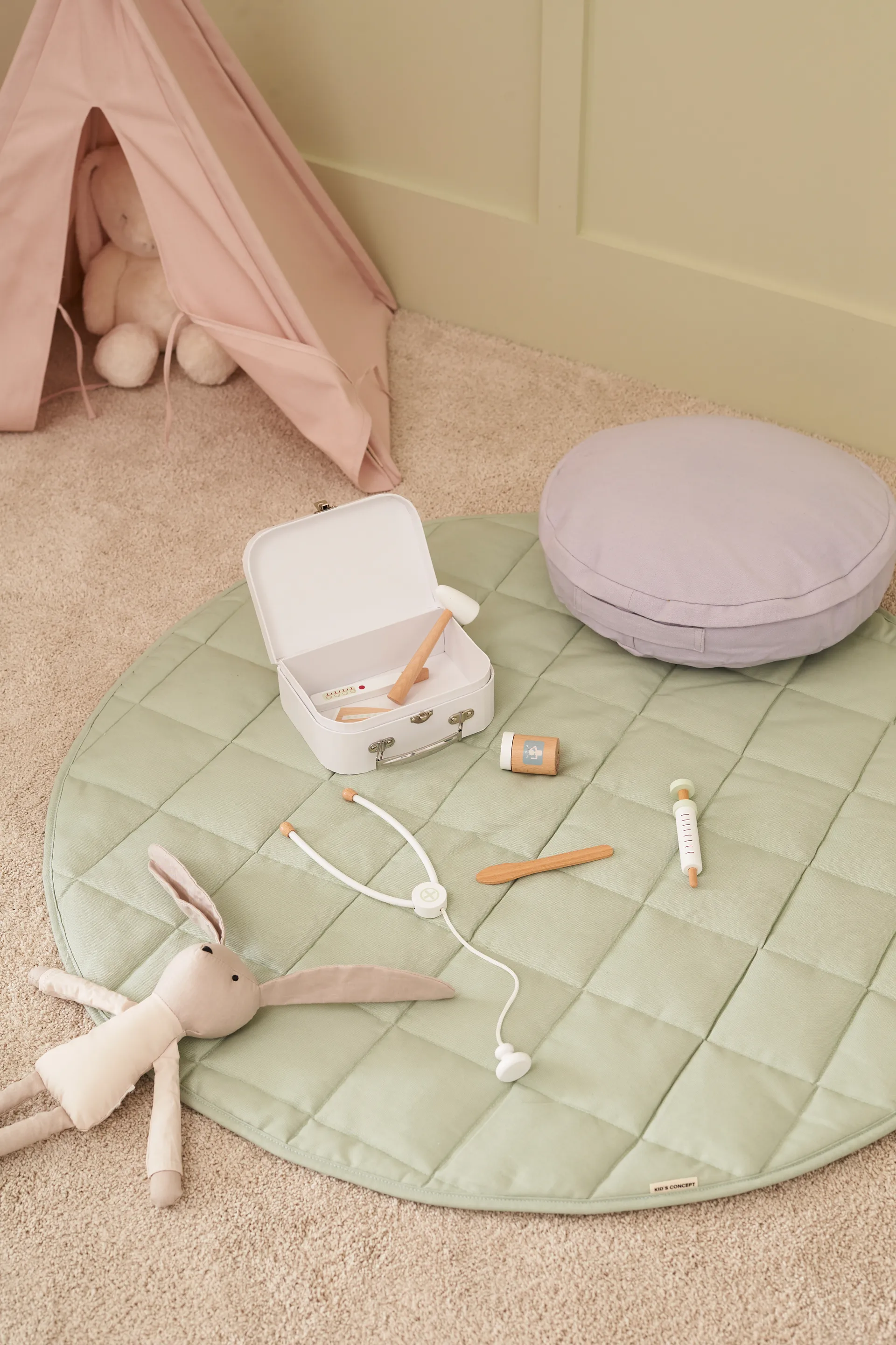 Tapete de brincar Kid's Base , verde claro Kid's Concept