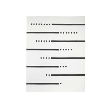 Tapete Kid's Base branco cinzento 130x160 cm - Branco - Kid's Concept