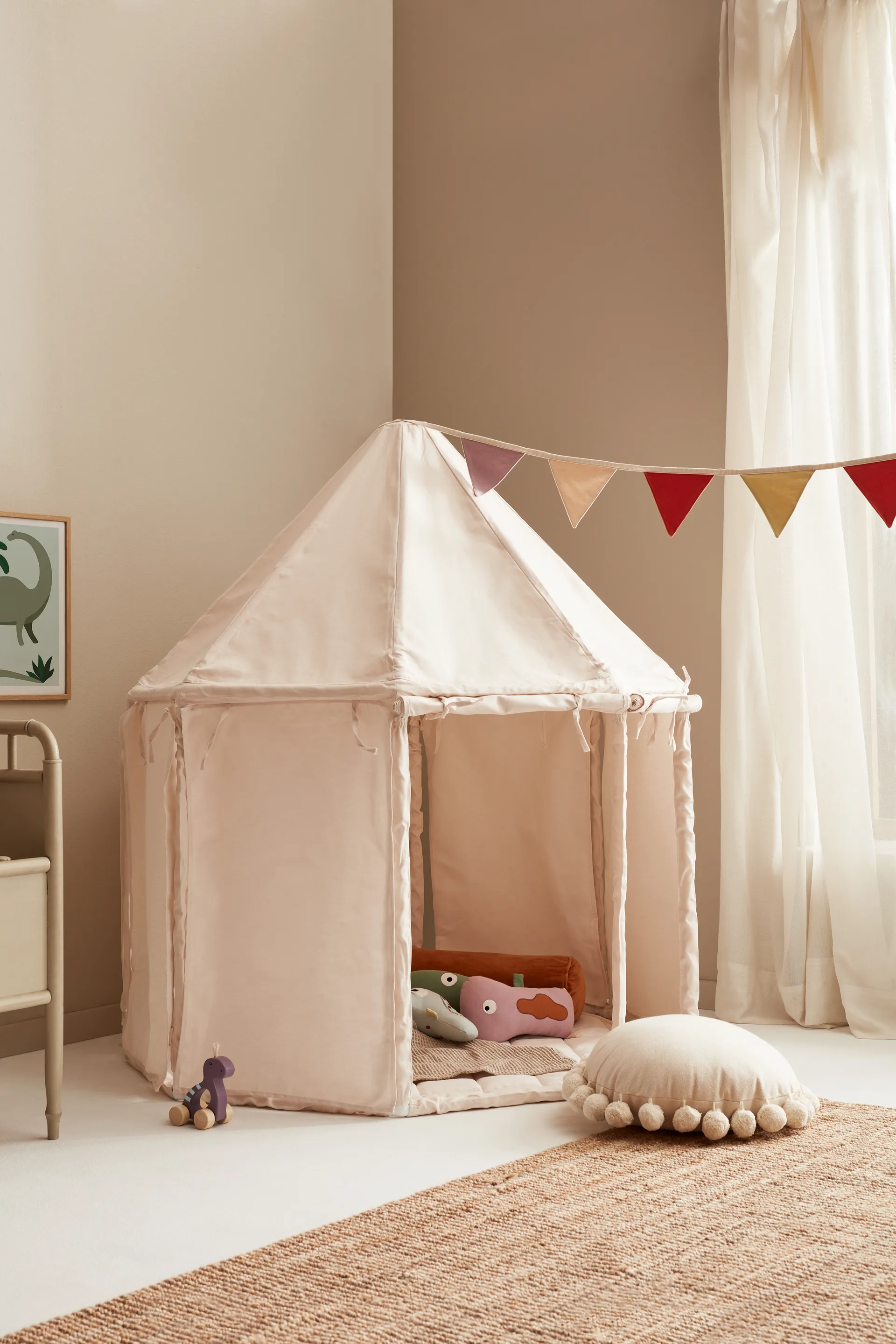 Tenda Pavilhão Kid's Base, Branco natural Kid's Concept
