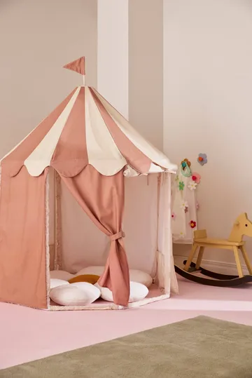 Tenda Pavilhão Kid's Base - Riscas castanhas - Kid's Concept