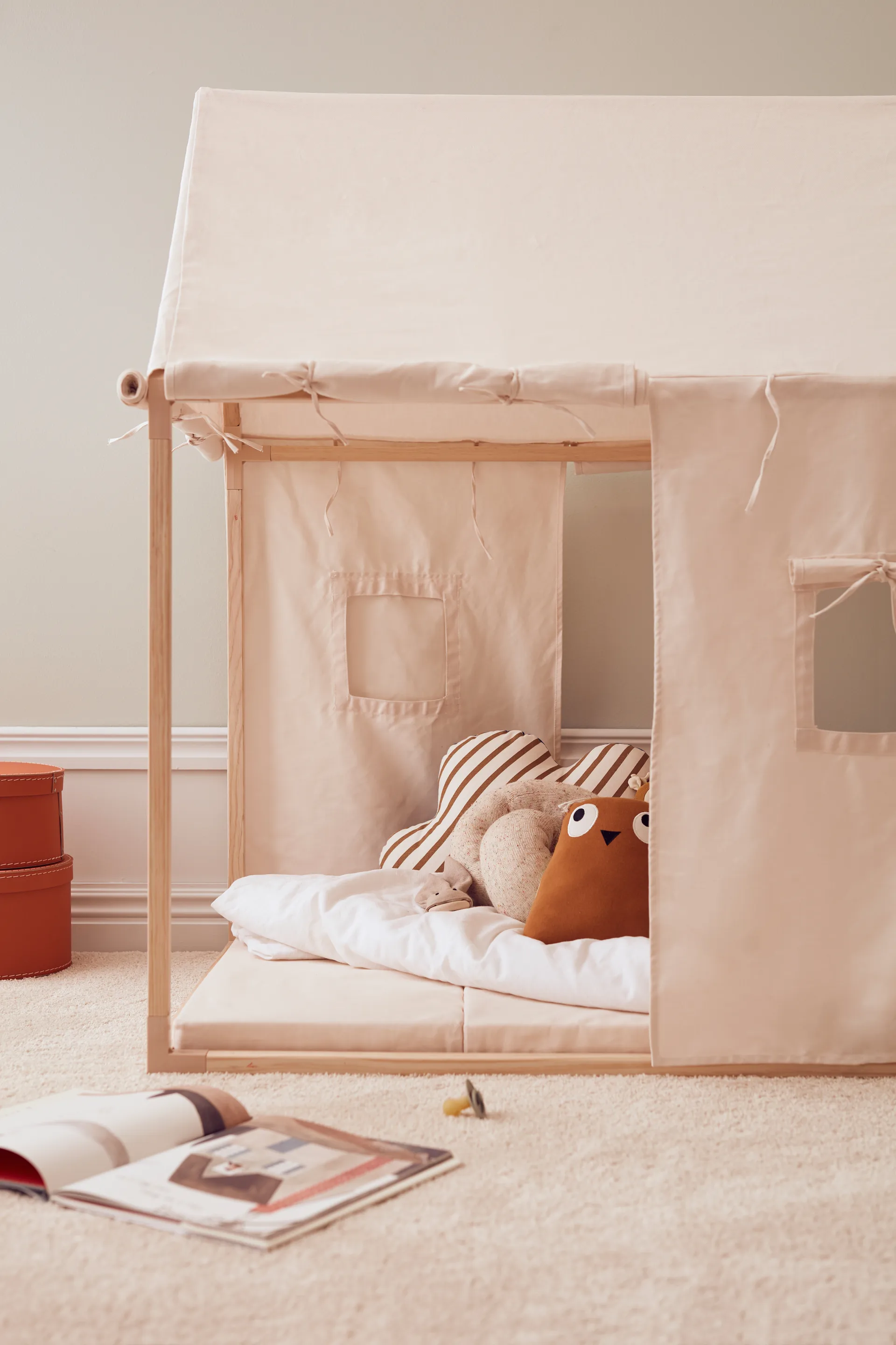 Tenda Playhouse Kid's Base, Branco natural Kid's Concept