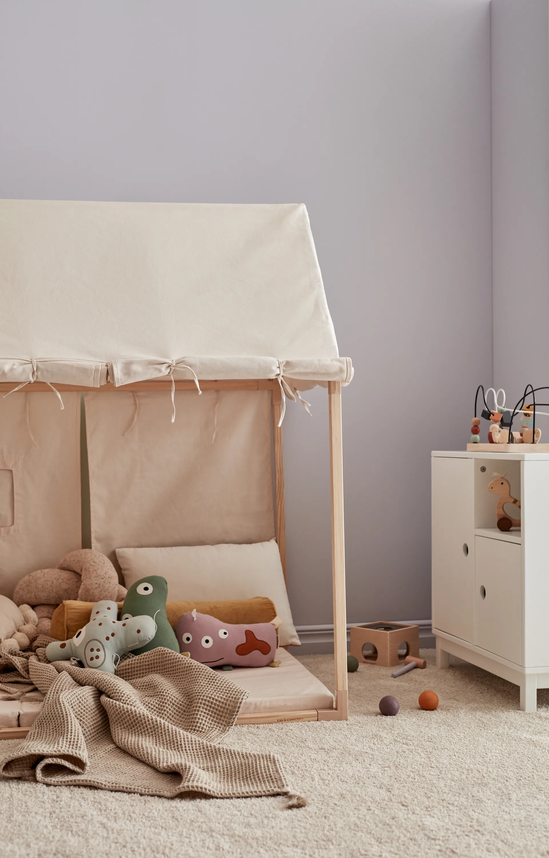 Tenda Playhouse Kid's Base, Branco natural Kid's Concept