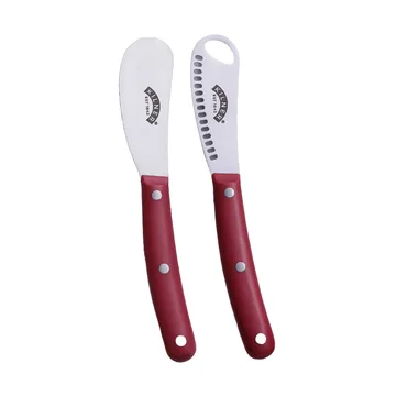 Conjunto de facas de manteiga Kilner - Vermelho-aço inoxidável - Kilner