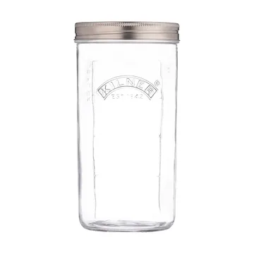 Conjunto de fermentação Kilner - Claro-aço inoxidável, 1 L - Kilner
