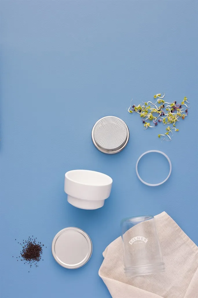 Conjunto de germinação Kilner, Transparente-branco, 500 ml Kilner