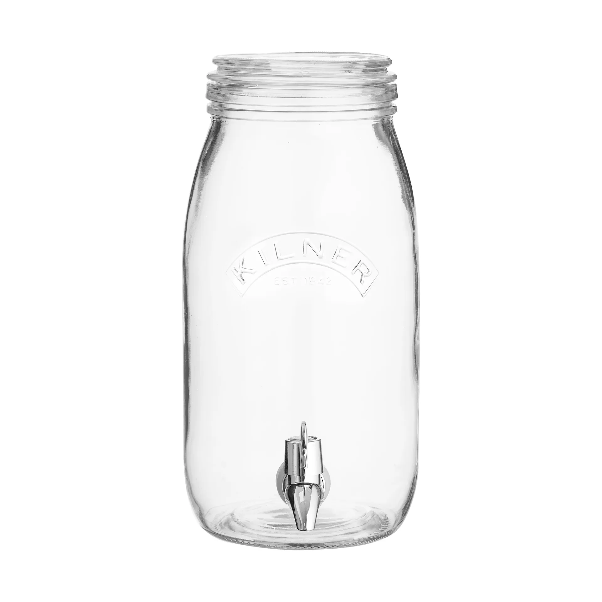 Dispensador de bebidas Kilner com torneira, Transparente, 3 L Kilner