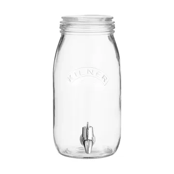 Dispensador de bebidas Kilner com torneira - Transparente, 3 L - Kilner
