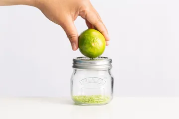 Frasco de armazenamento Kilner com tampa ralada - Prata-transparente, 250 ml - Kilner