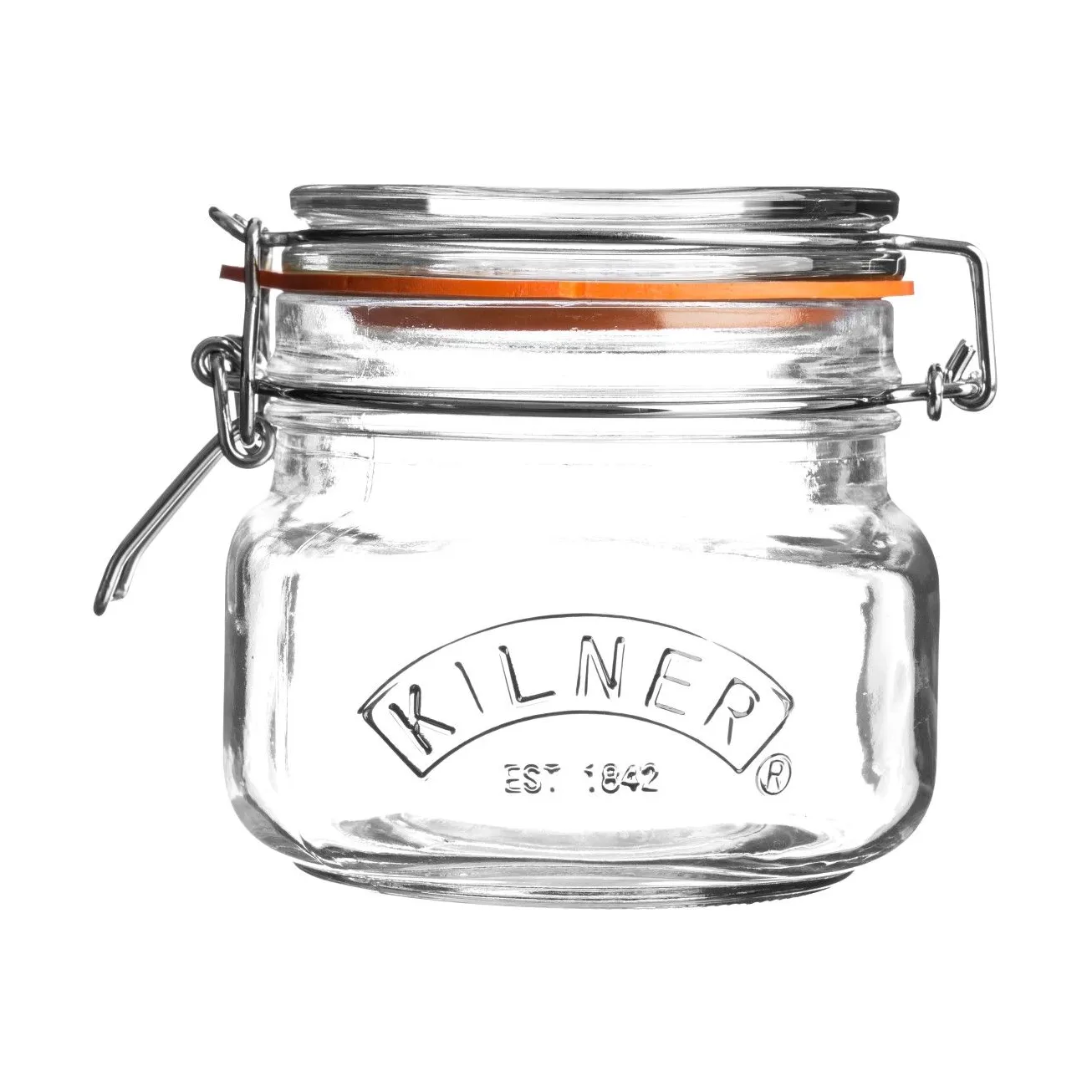 Frasco de conservação Kilner quadrado com fecho de arame, Transparente, 0,5 L Kilner