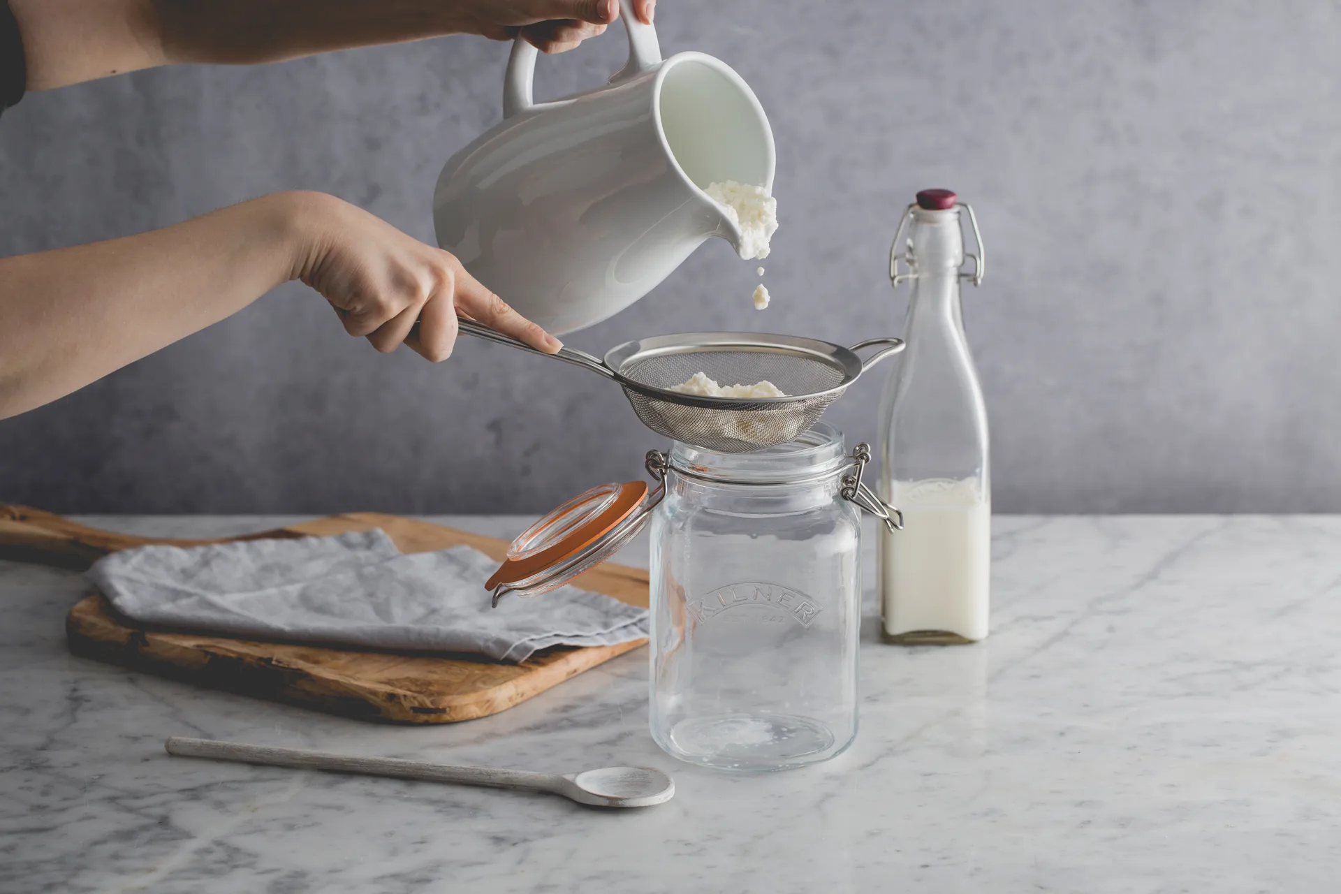 Frasco de conservação Kilner quadrado com fecho de arame, Transparente, 1,5 L Kilner