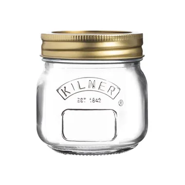 Frasco de conservas redondo Kilner - Transparente‑dourado, 250 ml - Kilner
