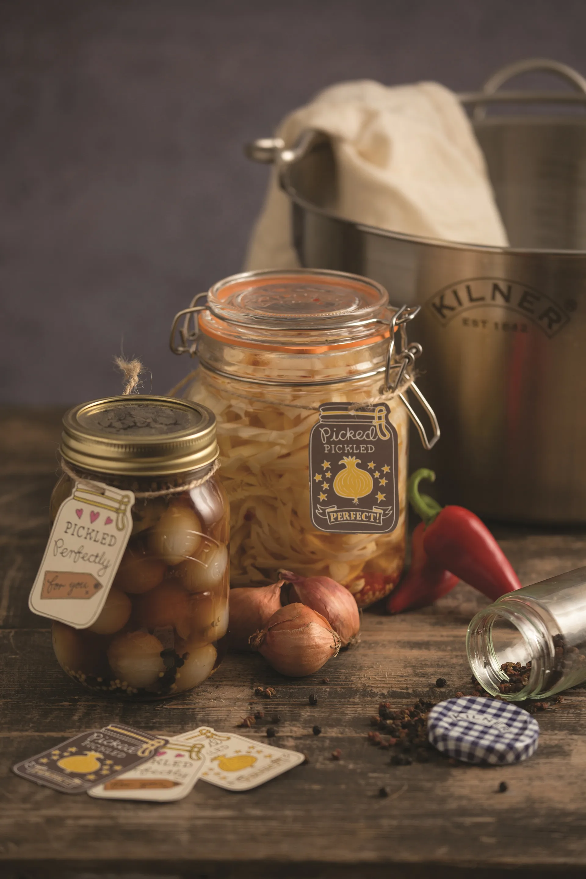 Frasco redondo Kilner com fecho de arame, Transparente, 1 L Kilner