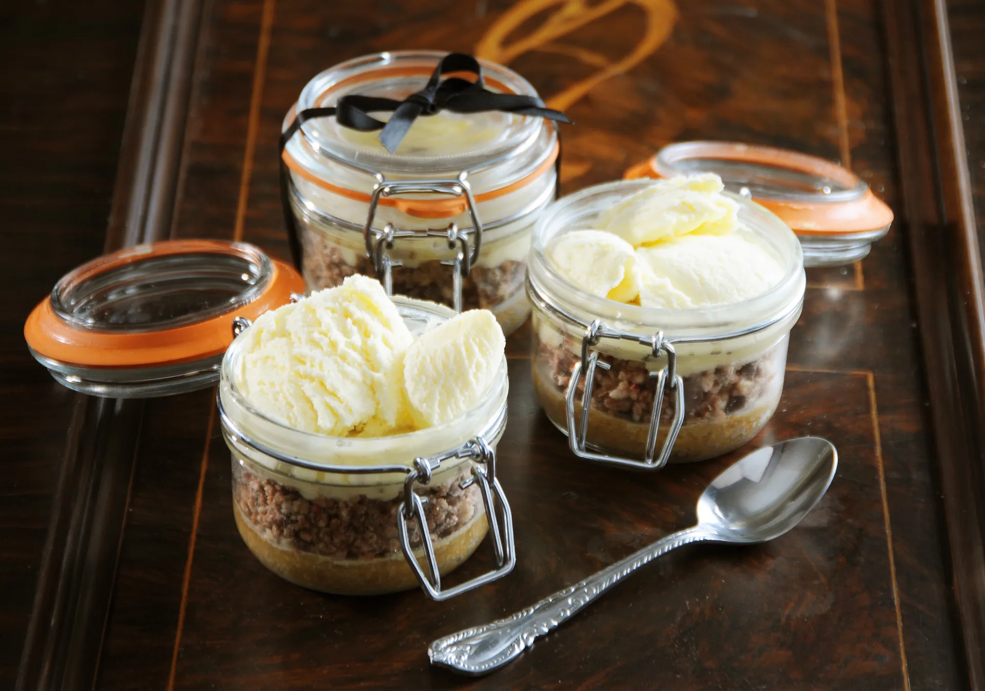 Frasco redondo Kilner com fecho de arame, Transparente, 125 ml Kilner
