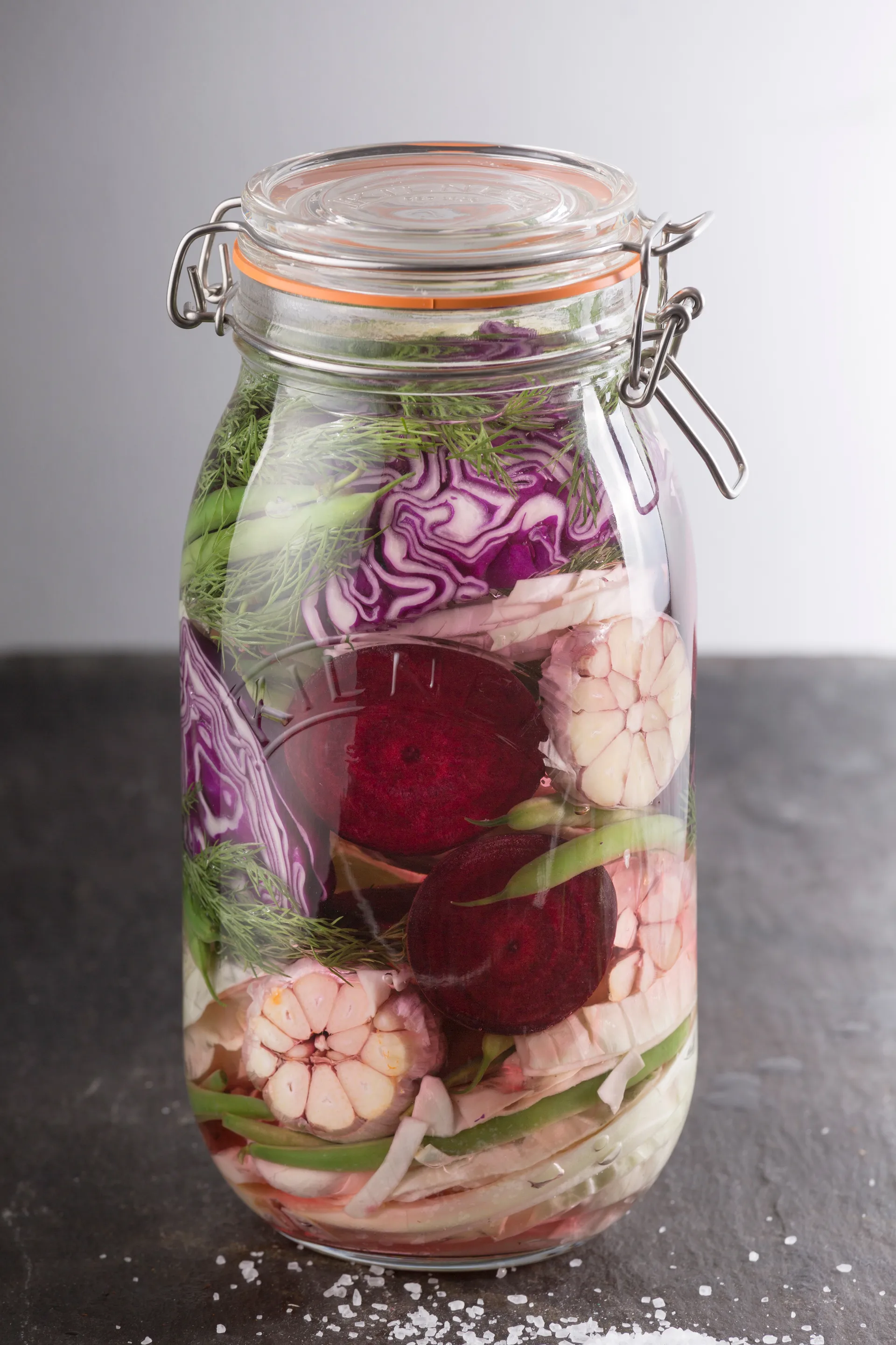 Frasco redondo Kilner com fecho de arame, Transparente, 1,5 L Kilner