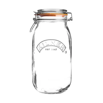 Frasco redondo Kilner com fecho de arame - Transparente, 3 L - Kilner