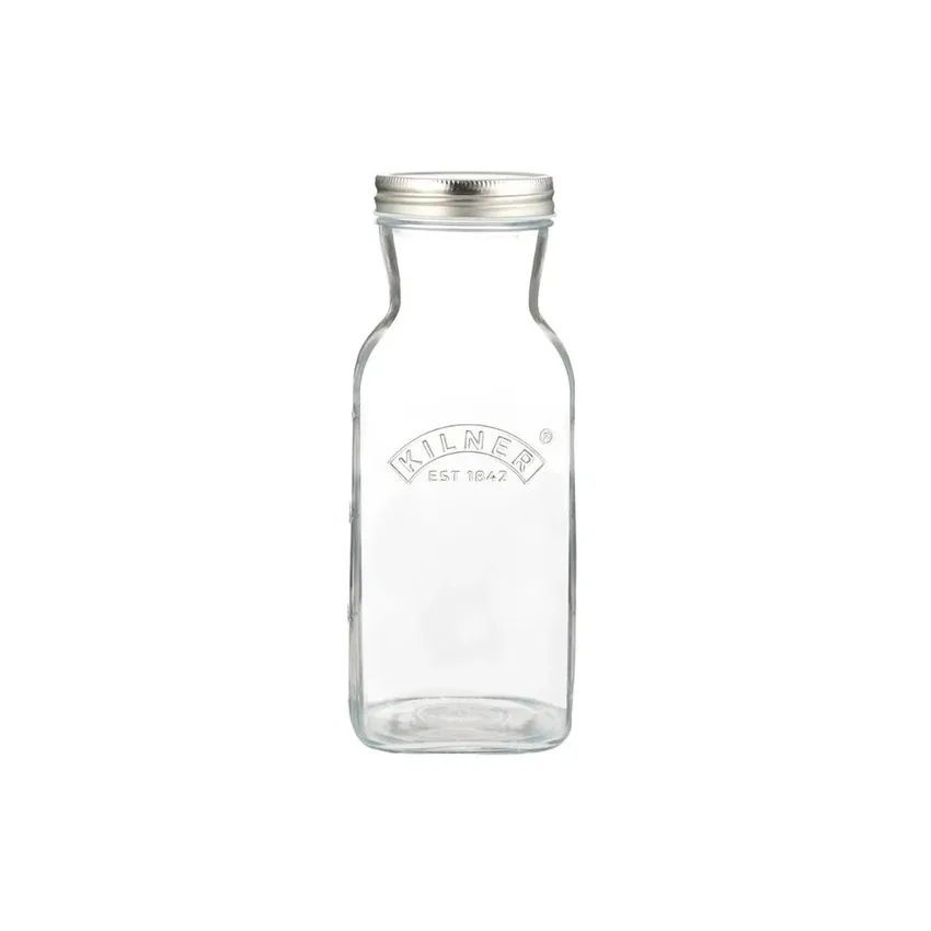 Garrafa de sumo e molho Kilner, Claro-aço inoxidável, 1 L Kilner